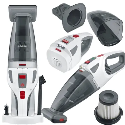 Produktbild von SEVERIN 7146 18,5-V-Handstaubsauger, Nass- und Trockenbetrieb, Turbobürste, 30 Minuten Betriebsdauer