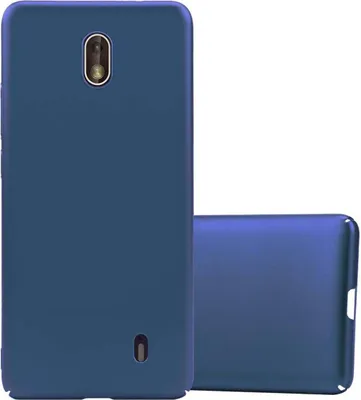 Immagine prodotto di Cadorabo cover per Nokia 1 2018 cover protettiva in blu custodia rigida per telefono cellulare cover case