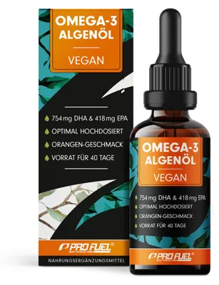 Zdjęcie produktu dla ProFuel Omega 3 – olej z alg w kroplach, 100 ml