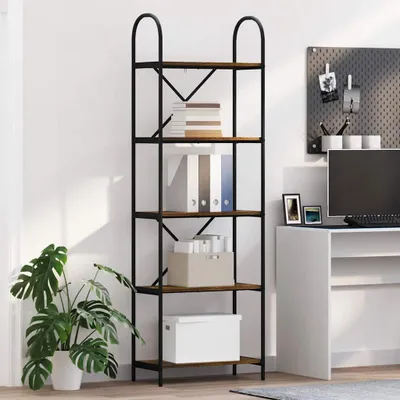 Immagine prodotto di Maison Exclusive - Libreria a 5 ripiani, 60 x 30 x 183 cm, realizzata in legno composito