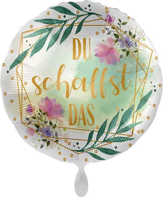Produktbild von 18"/Ø43cm Folienballon "DU schaffst DAS"