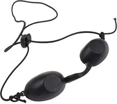 Produktbild von CHPN - Solarium-Brille - Solarium-Brille - Solarium-Schutz - Augenschutz für Solarium - Silikon - Solarium - Sicheres Sonnenbaden - Schwarz