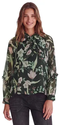 Produktbild von Street One Studio Damen Chiffon-Bluse mit Schleifendetail