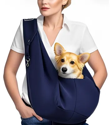 Image de Cages de transport pour chiens et chats, légères, jusqu'à 7,5 kg, de couleur bleu foncé, idéales pour les déplacements