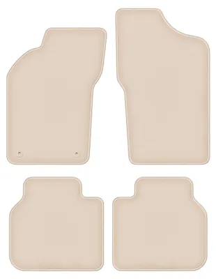 Image de Tapis de sol en moquette pour Alfa Romeo 155 1995-1999 (berline) – jeu de 4 pièces, beiges, sur mesure – Wielganizator FORTUNA