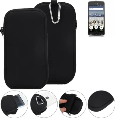 Produktbild von K-S-Trade Neopren-Hülle Handy-Hülle kompatibel mit doro 8040 Schutzhülle Neoprenhülle Sleeve Schutz-Hülle Gürtel Tasche Case Holster Handytasche