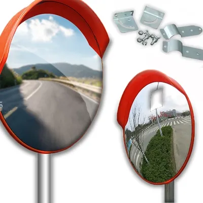 Produktbild von Verkehrsspiegel | Konvexspiegel zur Einsicht von toten Winkeln | Überwachungsspiegel | Panoramaspiegel 45cm 450mm