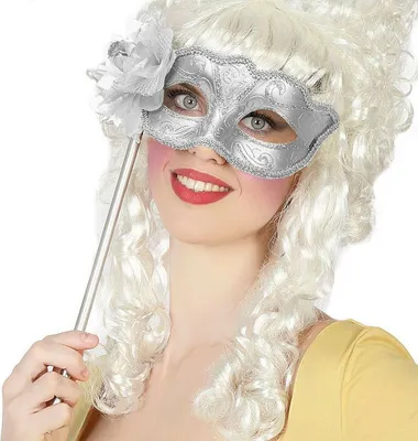 Image de Masque Atosa argent transparent transparent One Size