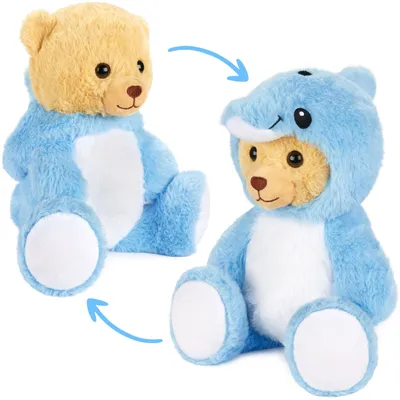 Zdjęcie produktu dla Miś pluszowy "Dolfijn" - Miękaka zabawka - Niebieski - 25 cm