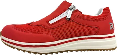 Productafbeelding van Rieker Damenschuhe Halbschuhe Slipper Rot Fashion Casual