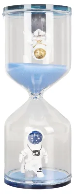 Produktbild von Sanduhr-Timer (30 Minuten) mit Astronautenmotiven, ideal für Schule, Schule und Kochen