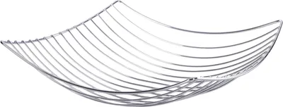 Produktbild von Früchtekorb "PLATEAU" | 34 cm, Metall, silber | Früchtekorb