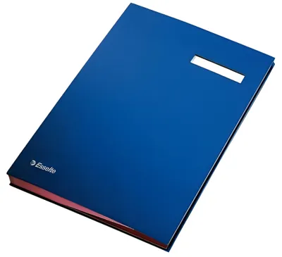 Image de Dossier de signatures Esselte 20pcs. bleu