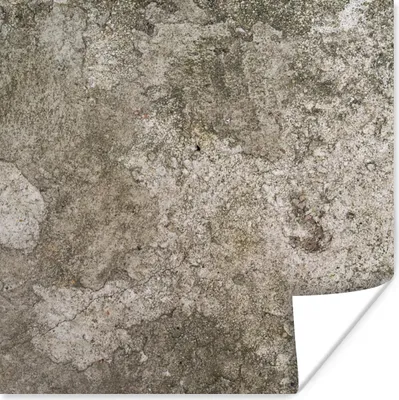 Produktbild von MuchoWow® Poster Rost - Stein - Schiefer - Beton 100x100 cm - Babyzimmer