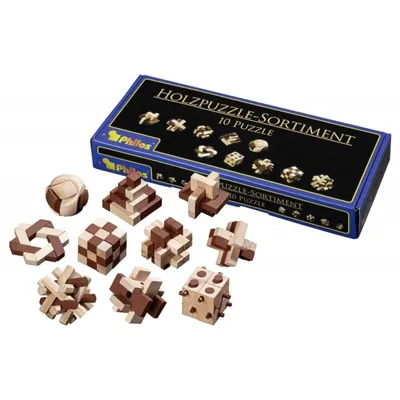 Zdjęcie produktu dla Zestaw puzzli Philos, 10 puzzli 325x120mm