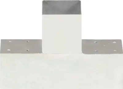 Obrázok produktu pre vidaXL Post Connector T-Form Pozinkovaný kov 91 x 91 mm