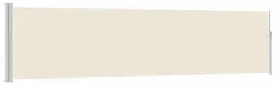 Produktbild von vidaXL Ausziehbare Seitenmarkise 120×500 cm Creme