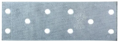Produktbild von GAH Lochplatte, sendzimirverzinkt, 115 x 40 mm