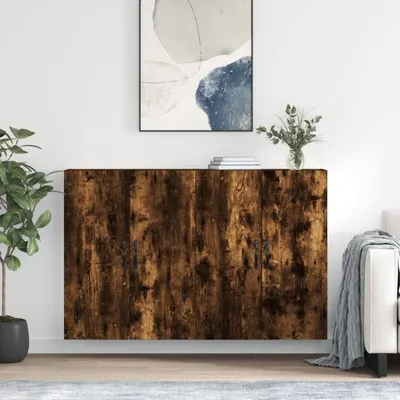 Produktbild von vidaXL Wandschränke 2 Stk. Räuchereiche Holzwerkstoff