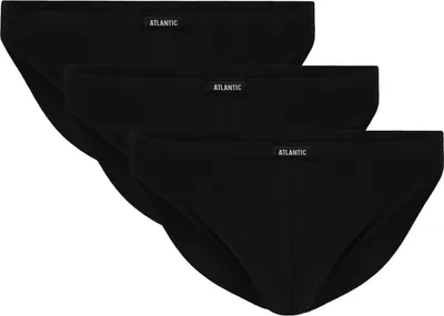 Produktbild von Mini-Slips Atlantic für Männer 95% Baumwolle Schwarz bequem XXL