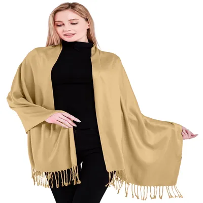 Immagine prodotto di Omgoods - Sciarpa in cashmere  disponibile in diversi colori, realizzata con materiali di alta qualità