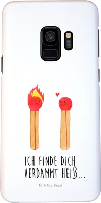 Produktbild von Mr. & Mrs. Panda Samsung Galaxy S9 Handyhülle Streichhölzer - Weiß - Geschenk, Liebesbeweis, Smartphone Hülle, Cover, Liebesgeschenk, Handy Schutzhülle, Freundin