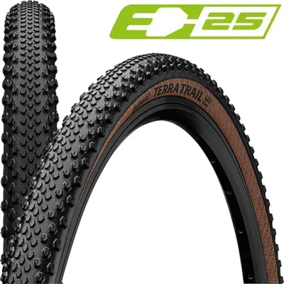 Immagine prodotto di 2 pneumatici Continental Terra Trail ProTection, misura 40-622, colore nero/trasparente, tecnologia TLR, e 2 pneumatici 28x1.50