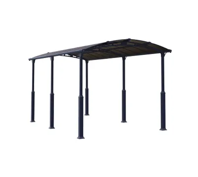 Produktbild von Palram - Canopia Aluminium Carport Arcadia Alpine 6400 Anthrazit 644x359x352 cm