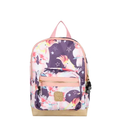 Produktbild von Pick & Pack Bunte Vögel Rucksack S Lila