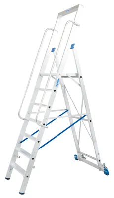 Produktbild von STABILO Stufen-StehLeiter mit großer Standplattform 1x7 Stufen, 127778