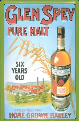 Produktbild von Blechschild Glen Spey Whisky Nostalgieschild