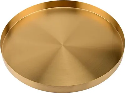 Obrázek produktu pro Odkládací miska – broušená rovná hrana, kulatá, velká (průměr 30 cm)