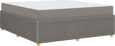 Zdjęcie produktu dla Łóżko Tapicerowane 180x200 Szare Dwuosobowe ze Stelażem z Materacem