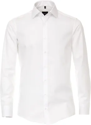 Produktbild von VENTI Herren Businesshemd Langarm Kent Modern-Fit Weiß 41