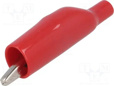 Obrázok produktu pre 1x Krokodílová svorka, priemer: max. 7,62 mm, 2240-2
Krokodílové svorky, 4 mm, 70 V DC, 5 A, otočné