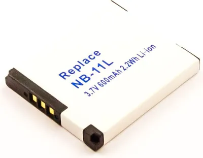 Produktbild von Accucell NB-11L Lithium Ionen (Li-Ion) Akku fÃ1/4r Digitalkamera, 600 mAh Kapazität, Akkutyp Canon NB-11L