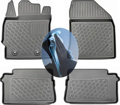 Produktbild von Z512737 TPE-Gummifußmatten kompatibel mit  Toyota Auris Vorderradantrieb 2 E180 Schrägheck Hatchback 5-türer 2012-2019