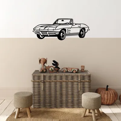 Image de Wallity, Fast- SKL2490, Noir, Autres décorations pour la maison, 70 x 26 cm, 100% métal (épaisseur : 1