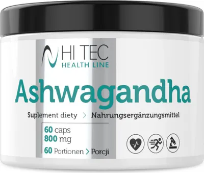 Produktbild von HI TEC HEALTH LINE Ashwagandha - 60 kaps.
