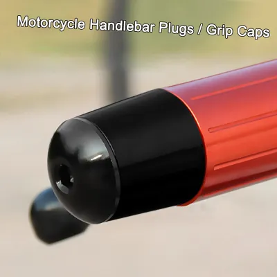 Obrázek produktu pro Pár univerzálních koncovek řídítek z hliníku pro motocykly, krytky rukojetí