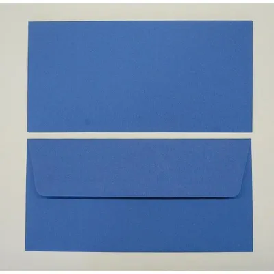 Produktbild von Briefumschläge DINlang 100g/qm gummiert VE=100 Stück stahlblau