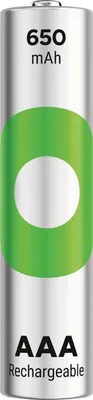Obrázek produktu pro Nabíjecí baterie GP ReCyKO NiMH Micro AAA, HR03 1,2 V/ 650 mAh, 2 kusy