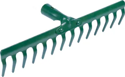 Immagine prodotto di Rastrello metallico polacco rivettato con 14 denti