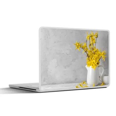 Produktbild von MuchoWow® Laptop Aufkleber Sticker Cover Blumen - Gelb - Stilleben 30x22 cm - Laptop-Sticker