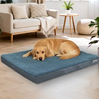 Immagine prodotto di Cuccia ortopedica per cani - Taglia XXLarge, dimensioni 137x112x10 cm - Tessuto poliestere, colore grigio