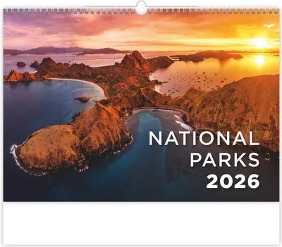Produktbild von Helma – Wandkalender Nationalparks 2026, 45 x 31,5 cm