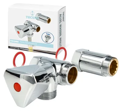 Productafbeelding van Aansluitventiel voor Warm Water met Adapter