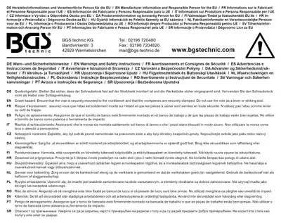 Produktbild von BGS 59001 Stahlknebel für Schraubstöcke, 8 x 200 mm