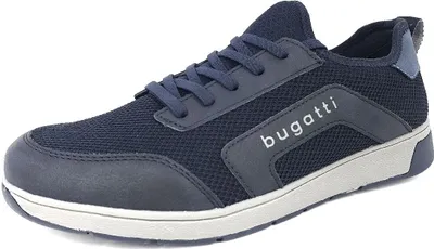 Image de Bugatti Arribia Casual, chaussures sportives à lacets, bleues, taille 44