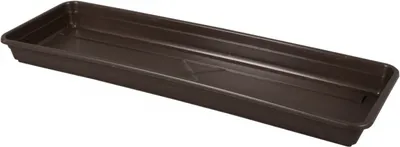Obrázek produktu pro Nohel Garden Podmiska pod truhlík LOBELIA plastová Barva: Hnědá, Šířka: 40 cm